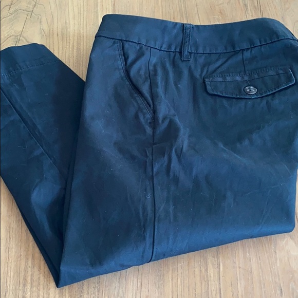 Esprit black cotton capris - Picture 1 of 6
